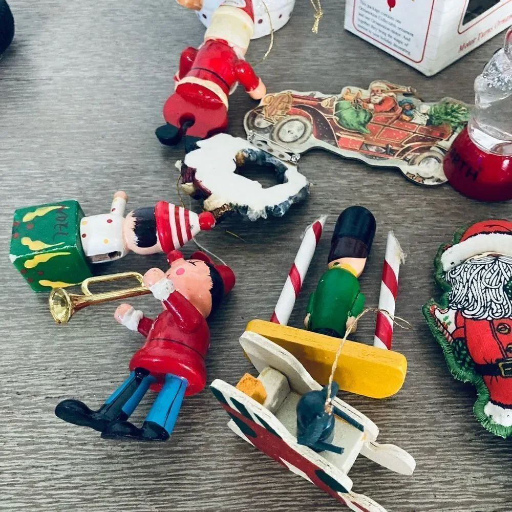 Vintage Christmas 12-pc Bundle Decor Lot